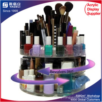 Rotating Acrylic Organizer for Makeup Cosmetic Storage Holder Container